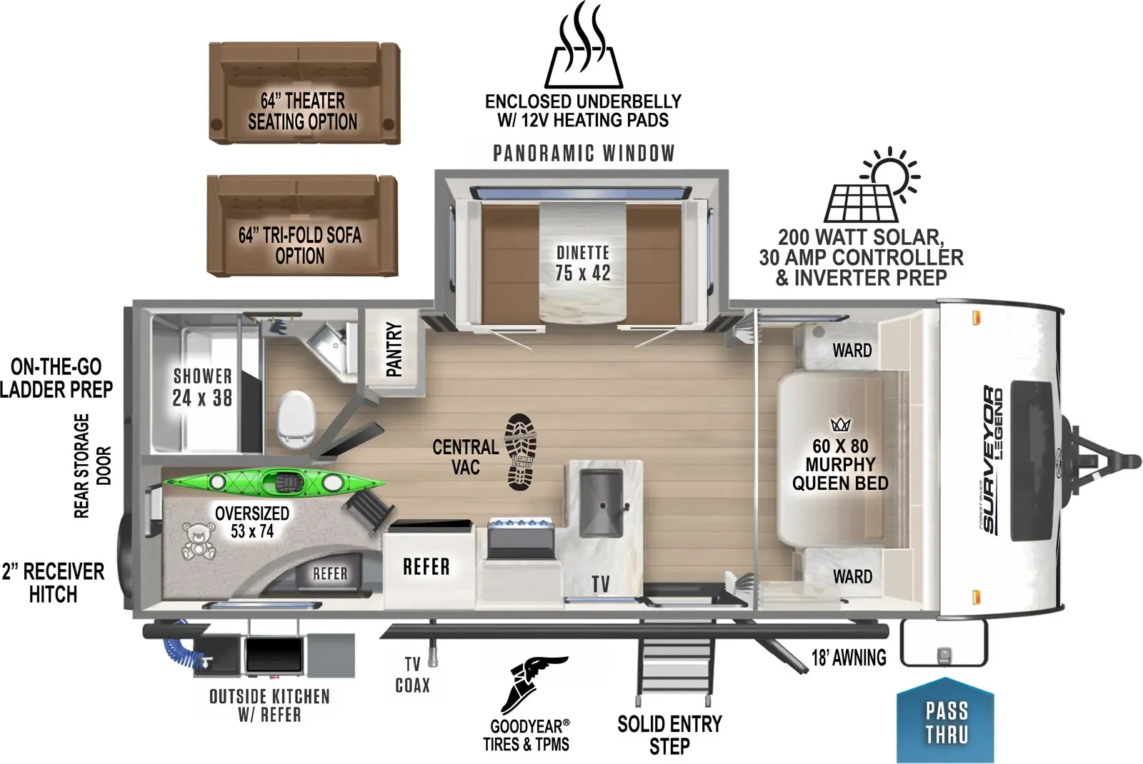 240BHLE floorplan
