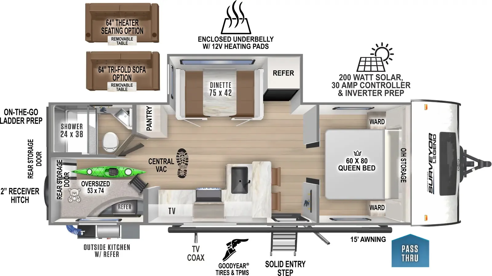 260BHLE floorplan