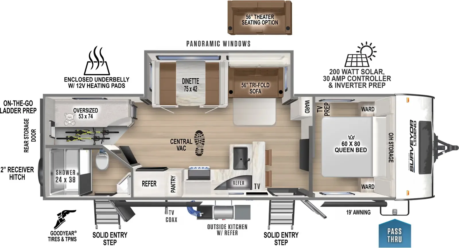 276BHLE floorplan
