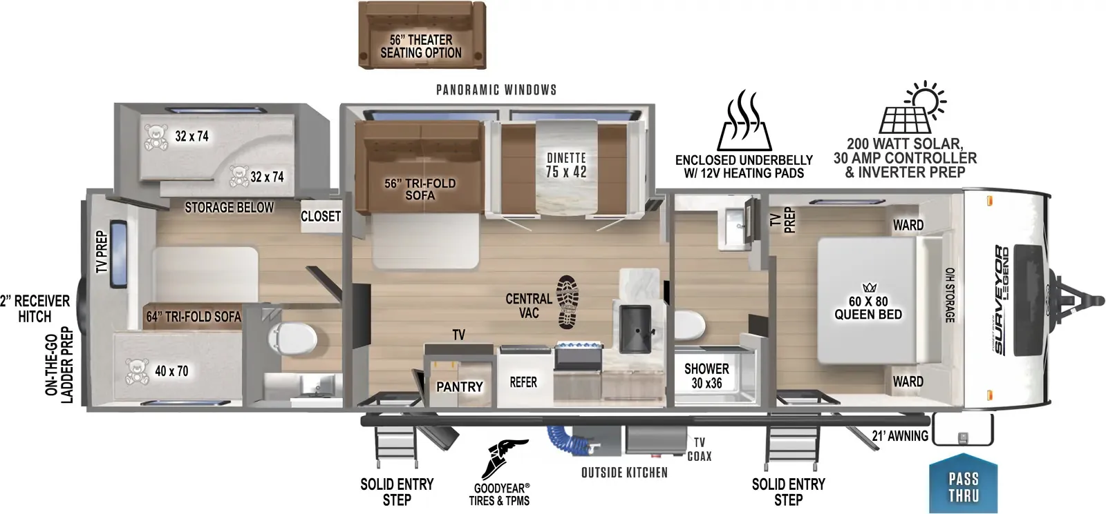 303BHLE floorplan