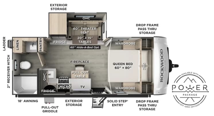 2027 FOREST RIVER ROCKWOOD MINI LITE 2213S - Image 2